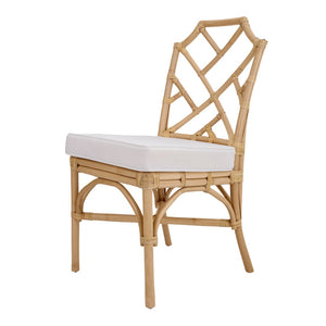 Kara Rattan Dining Side Chair - Set of 2 Natural 3100016-N New Pacific Direct
