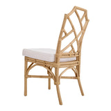 Kara Rattan Dining Side Chair - Set of 2 Natural 3100016-N New Pacific Direct