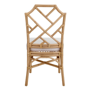 Kara Rattan Dining Side Chair - Set of 2 Natural 3100016-N New Pacific Direct