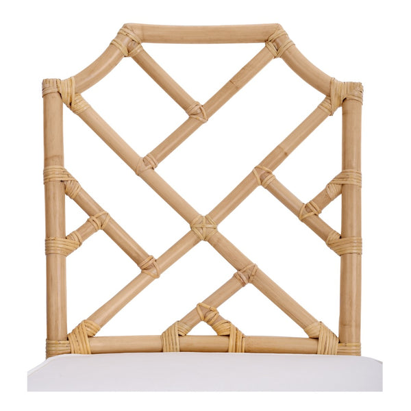 Kara Rattan Dining Side Chair - Set of 2 Natural 3100016-N New Pacific Direct