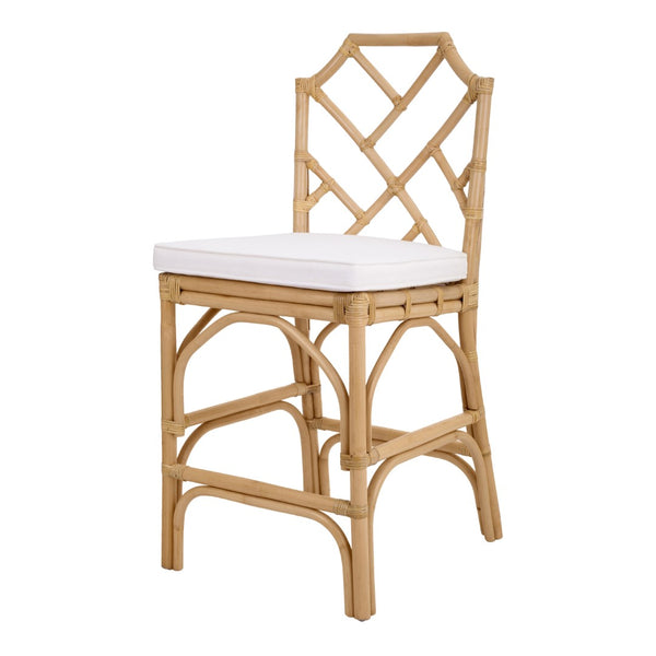Kara Rattan Counter Stool - Set of 2 Natural, Natural Legs 3100017-N New Pacific Direct