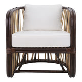 Shanaya Rattan Accent Arm Chair Paloma Brown 3100018-PB New Pacific Direct