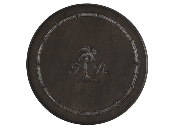 Lexington Tommy Bahama Outdoor Pineapple Table - Elevate Your Outdoor Oasis With A Unique Accent For Refreshments & Style Gray Brown Wood 3100-202