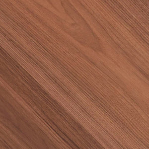 EuroStyle Anderson Walnut Veneer Rectangular Dining Table Seats 6 with Powder Coated Steel Base 31010WAL-KIT