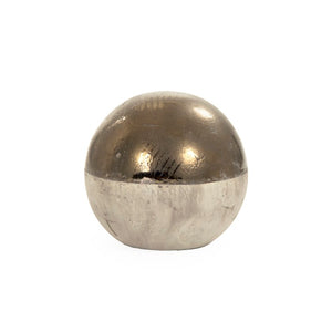 Zentique Gilded ceramic accent sculpture with refined gold detailing, versatile mantel or shelf focal for modern spaces W8.5 x H8 x D8.5 3105 A773A
