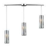 Chromia 36'' Wide 3-Light Slim Linear Pendant - Polished Chrome 31078/3L Elk Lighting