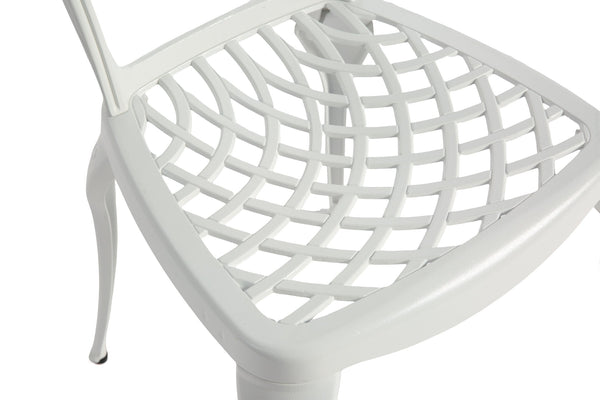 English Elm Bistro Set: Elegant 3-Piece Rustproof Cast Aluminum Patio Furniture For Outdoor Charm & Comfort W640P251291