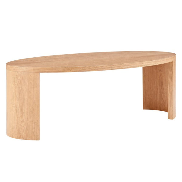 EuroStyle Svea Scandinavian Oak Nesting Table Set for Living Room Space Saving Modern Decor 31092OAK-KIT