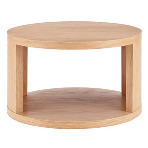 EuroStyle Svea Scandinavian Oak Nesting Table Set for Living Room Space Saving Modern Decor 31092OAK-KIT