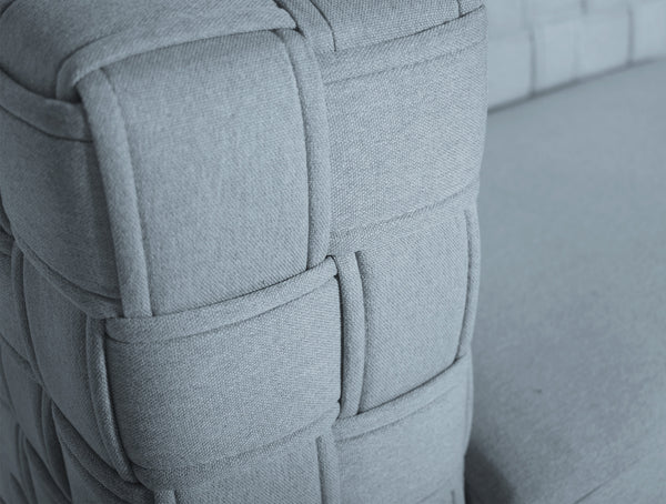 English Elm Saree Light Teal Chenille Accent Chair with Pocket Coil Seat, KD Legs, Plush Foam, Durable Frame B2726P256343