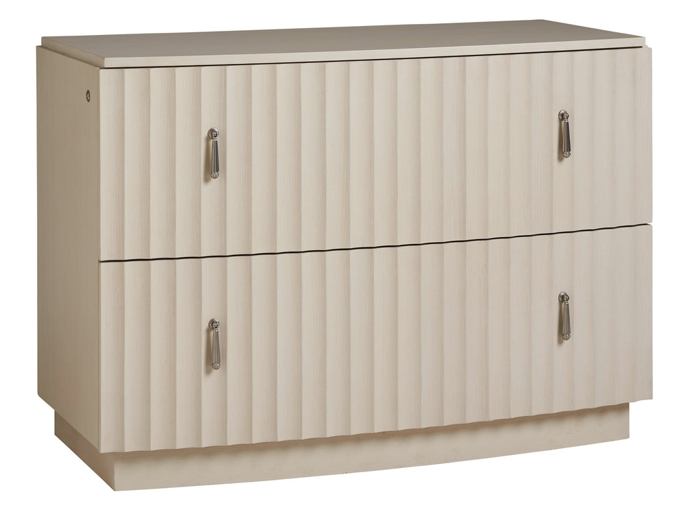Lexington Sligh Birkdale File Chest - Elegant White Oak Design With Locking Drawers, Led Lighting & Storage Solutions Opaline Wood 310-450