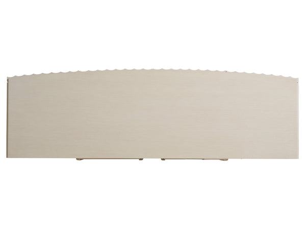 Lexington Sligh Ellerston Media Console - Elegant Hollywood Regency Design With Scalloped Detailing And Storage Options Opaline Wood 310-660