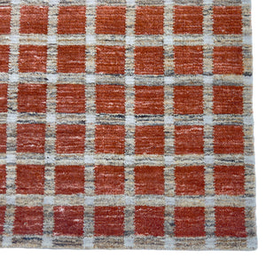 Capel Rugs Tattersall Eco-friendly Handloomed Area Rug - Classic Plaid Design For Versatile Home Decor Brick, Brown 100% Polyester 3112rs07060906500