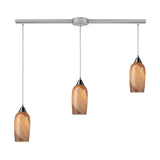 Sandstone 36'' Wide 3-Light Slim Linear Pendant - Satin Nickel 31137/3L Elk Lighting