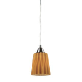 Angles 5'' Wide 1-Light Mini Pendant - Satin Nickel 31141/1AMB Elk Lighting