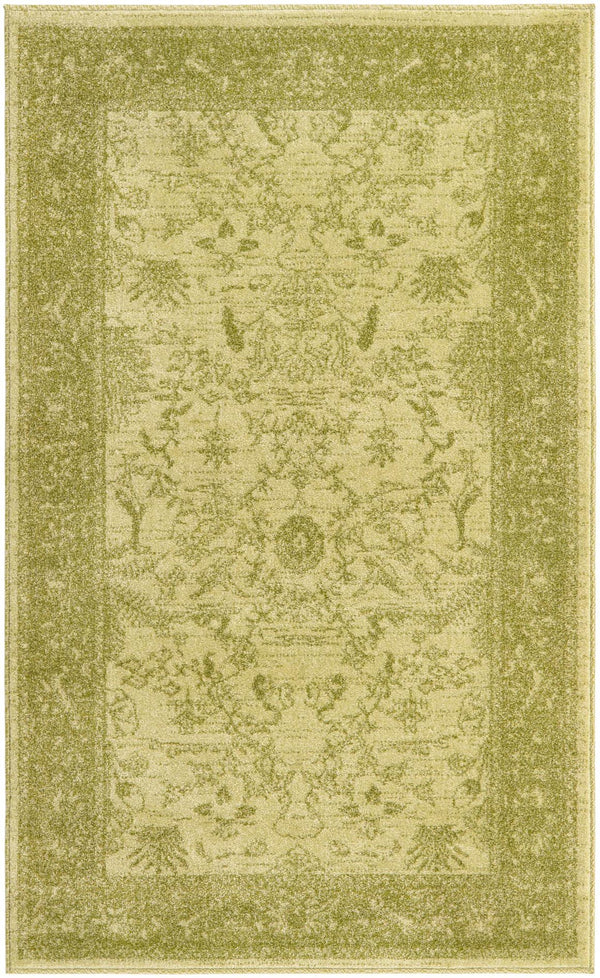 Unique Loom Purple La Jolla 6' Round Rug - Vibrant Luxury Centerpiece For Home Décor And Modern Living Spaces Light Green  3114671-unique-loom