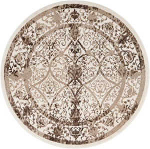 Unique Loom Beige Elegant Runner For Hallways - Durable 3' X 10' Design Perfect For Home Decor Enhancement Beige  3114701-unique-loom