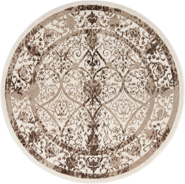 Unique Loom Beige Elegant Runner For Hallways - Durable 3' X 10' Design Perfect For Home Decor Enhancement Beige  3114701-unique-loom