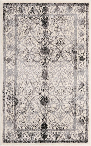Unique Loom Beige Elegant Runner For Hallways - Durable 3' X 10' Design Perfect For Home Decor Enhancement Ivory,Gray  3114711-unique-loom