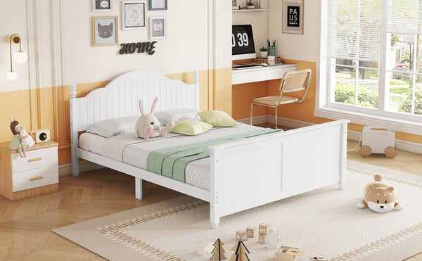 English Elm Twin Low Profile Kids Platform Bed Solid Pine Frame with Guardrails and Storage White W2593P411271
