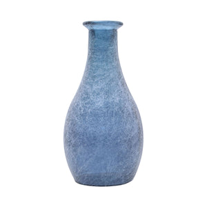 Lisboa Vase (15.75-inch) - Smoky Blue Silk 311796 Elk Home