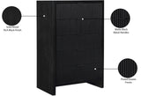 Fairfax Black Chest 311Black-CH Meridian Furniture