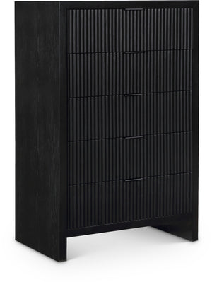 Fairfax Black Chest 311Black-CH Meridian Furniture