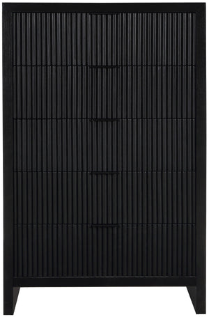 Fairfax Black Chest 311Black-CH Meridian Furniture