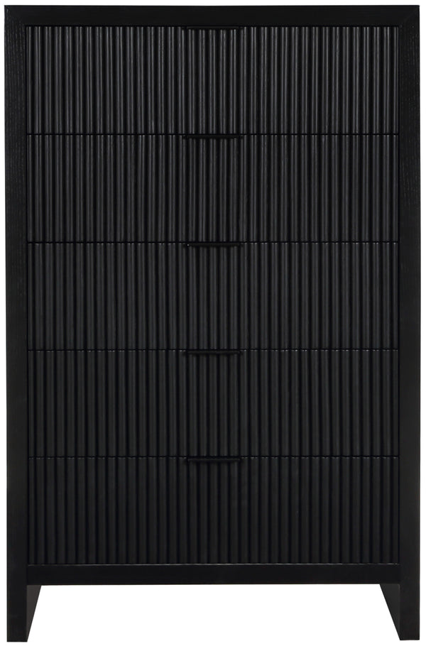 Fairfax Black Chest 311Black-CH Meridian Furniture