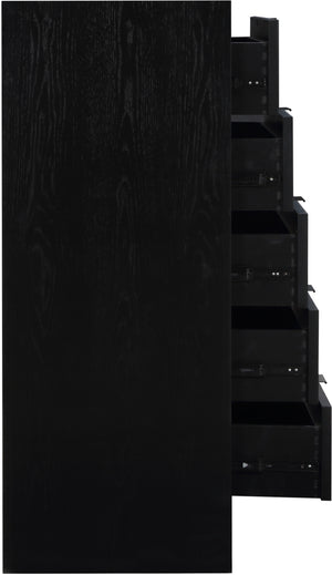 Fairfax Black Chest 311Black-CH Meridian Furniture