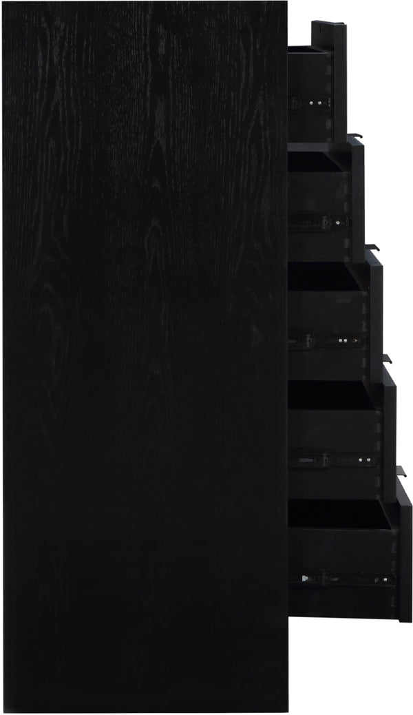 Fairfax Black Chest 311Black-CH Meridian Furniture