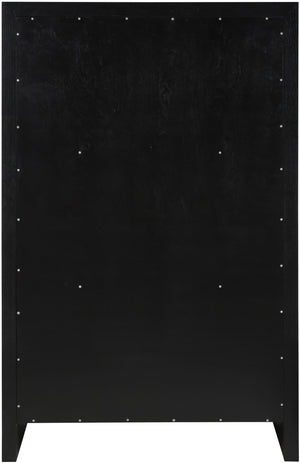 Fairfax Black Chest 311Black-CH Meridian Furniture