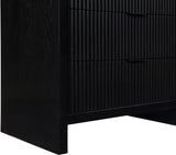 Fairfax Black Chest 311Black-CH Meridian Furniture