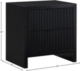 Fairfax Black Night Stand 311Black-NS Meridian Furniture