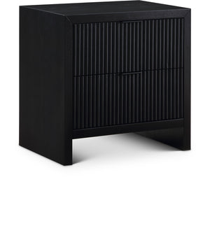 Fairfax Black Night Stand 311Black-NS Meridian Furniture