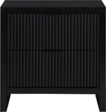 Fairfax Black Night Stand 311Black-NS Meridian Furniture