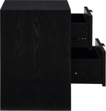 Fairfax Black Night Stand 311Black-NS Meridian Furniture