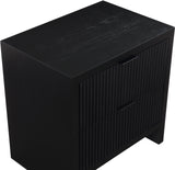 Fairfax Black Night Stand 311Black-NS Meridian Furniture