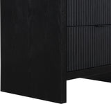 Fairfax Black Night Stand 311Black-NS Meridian Furniture