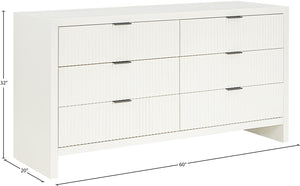 Fairfax Cream Dresser 311Cream-D Meridian Furniture