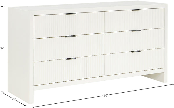 Fairfax Cream Dresser 311Cream-D Meridian Furniture
