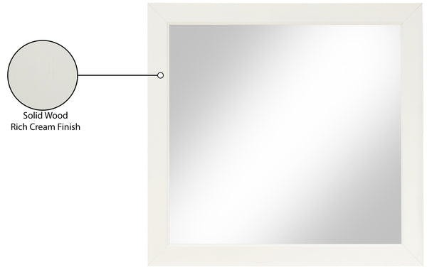 Fairfax Cream Mirror 311Cream-M Meridian Furniture