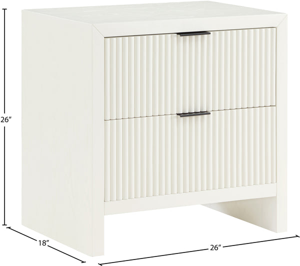 Fairfax Cream Night Stand 311Cream-NS Meridian Furniture