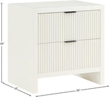 Fairfax Cream Night Stand 311Cream-NS Meridian Furniture