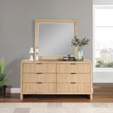 Fairfax Natural Mirror 311Natural-M Meridian Furniture