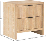 Fairfax Natural Night Stand 311Natural-NS Meridian Furniture