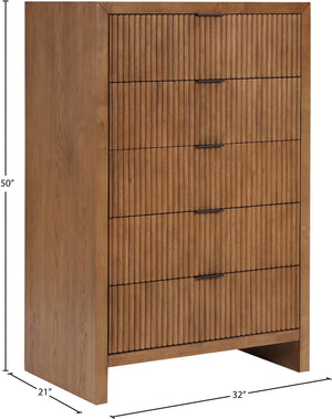 Fairfax Walnut Chest 311Walnut-CH Meridian Furniture