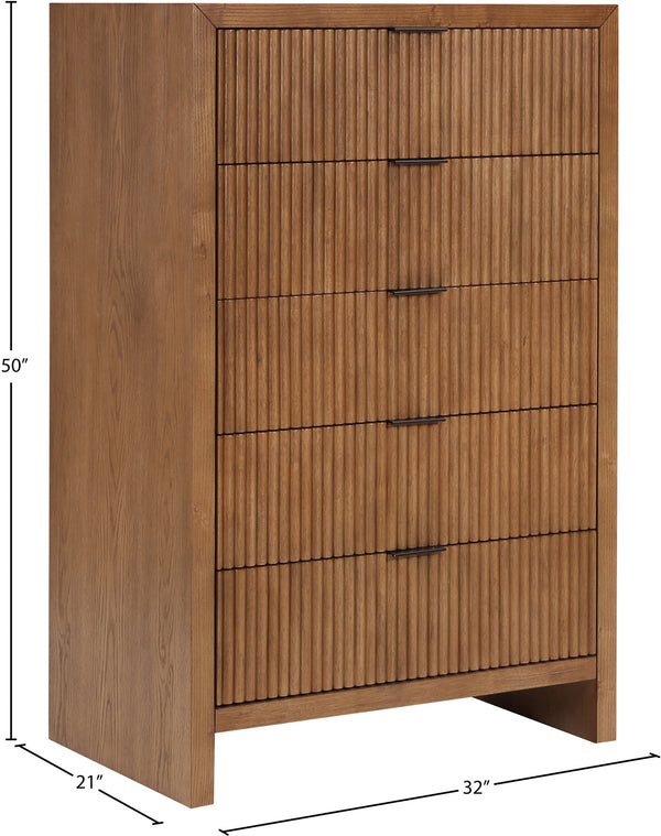 Fairfax Walnut Chest 311Walnut-CH Meridian Furniture