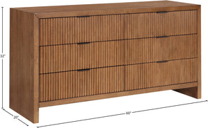 Fairfax Walnut Dresser 311Walnut-D Meridian Furniture