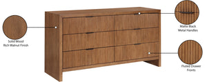 Fairfax Walnut Dresser 311Walnut-D Meridian Furniture